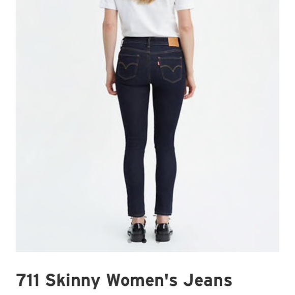 Levi’s 711 dark wash skinny jeans - Picture 2 of 5